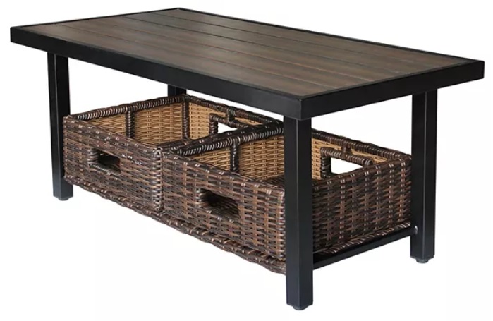 Sonoma Goods For Life Cortena Coffee Table w/Removable Drawers $71.99