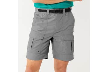 Croft & Barrow Men's Belted Cargo Shorts (Various colors) $8.50 at Kohl's