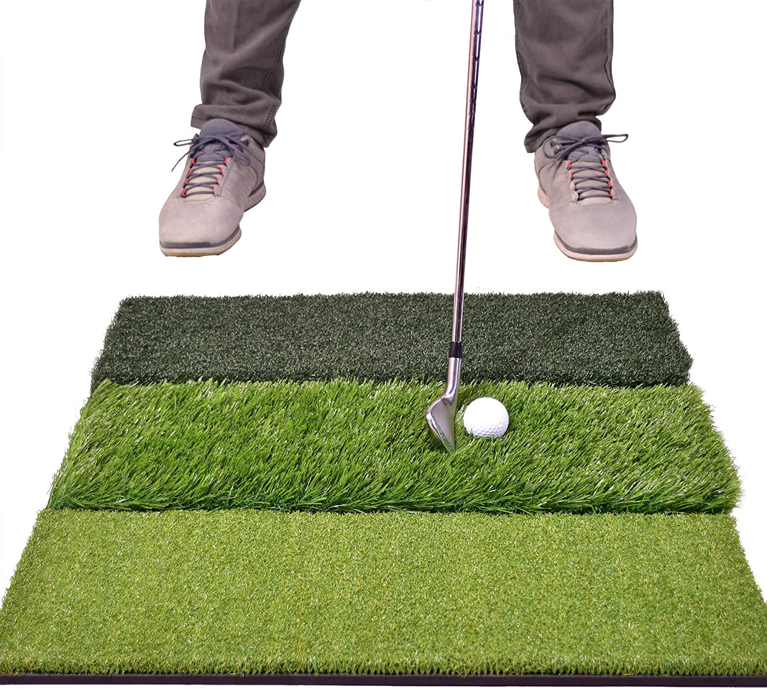 24" x 24" GoSports Tri-Turf XL Golf Practice Hitting Mat $43.22