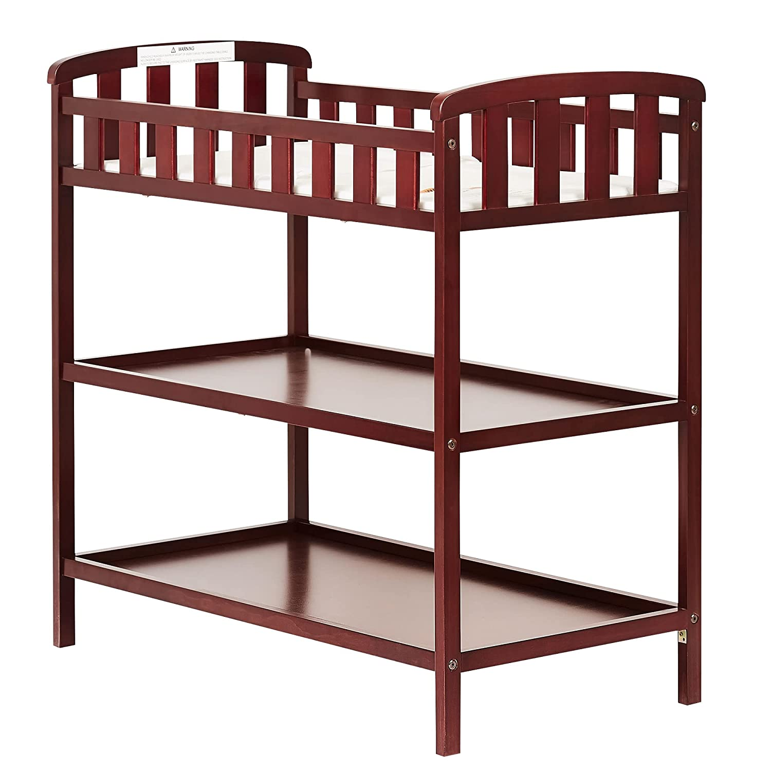 Dream On Me Emily Changing Table - Cherry (Comes With 1" Changing Pad) $73.10