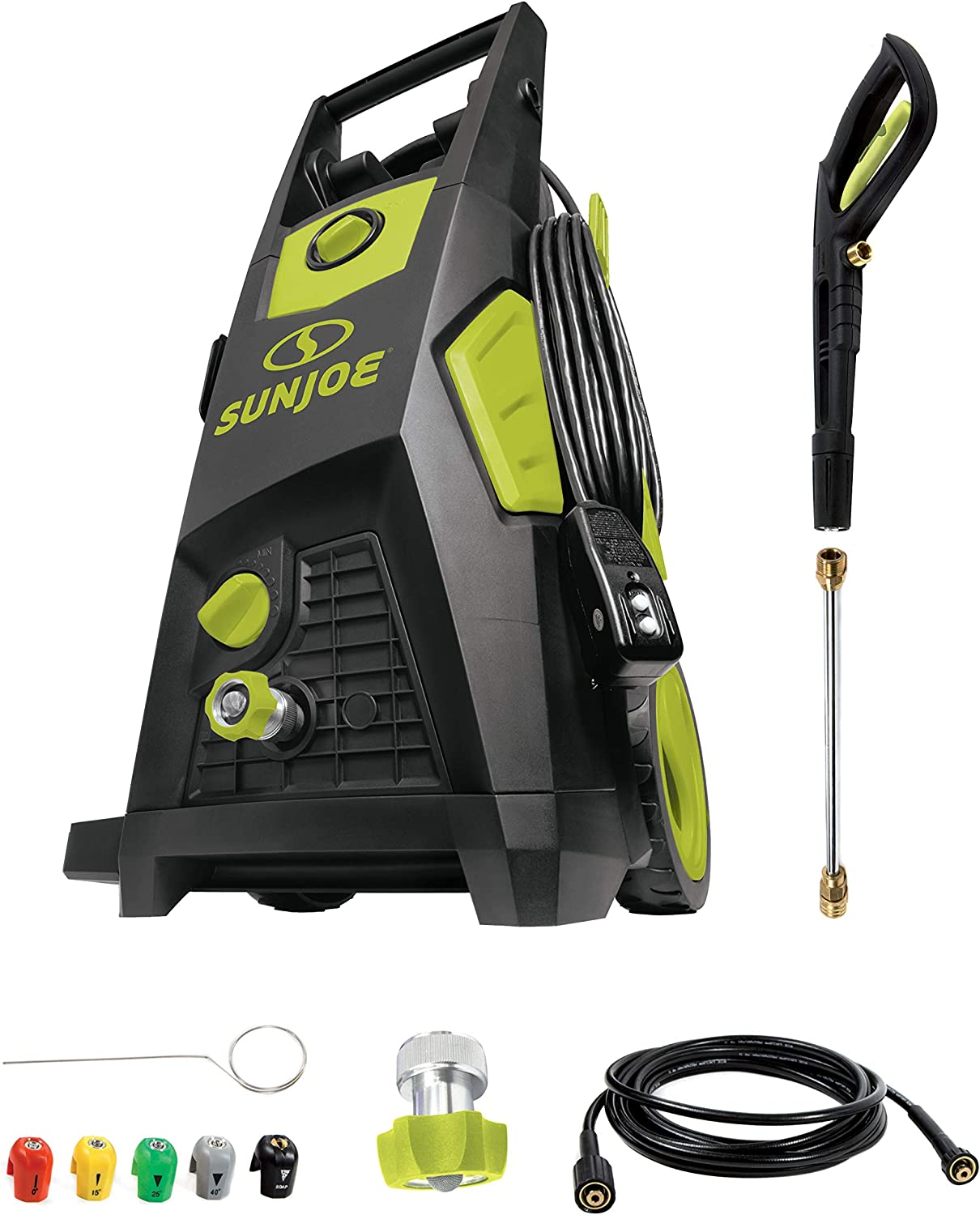 Sun Joe SPX3500 2300 Max Psi 1.48 Gpm Brushless Induction Electric Pressure Washer w/Brass Hose Connector $137.51