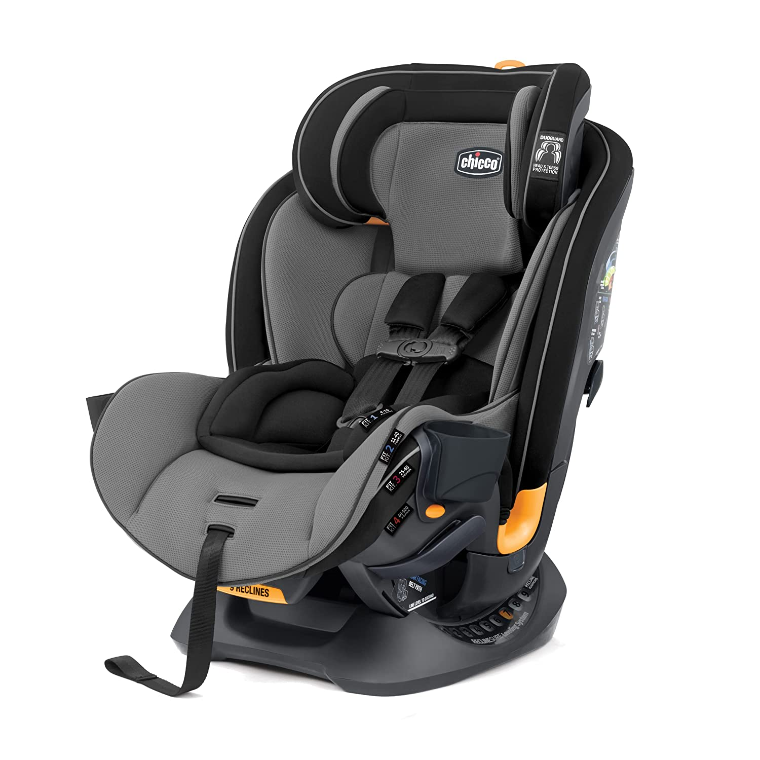 Chicco Fit4 4-In-1 Convertible Car Seat - Onyx (Black/Grey) $229.99