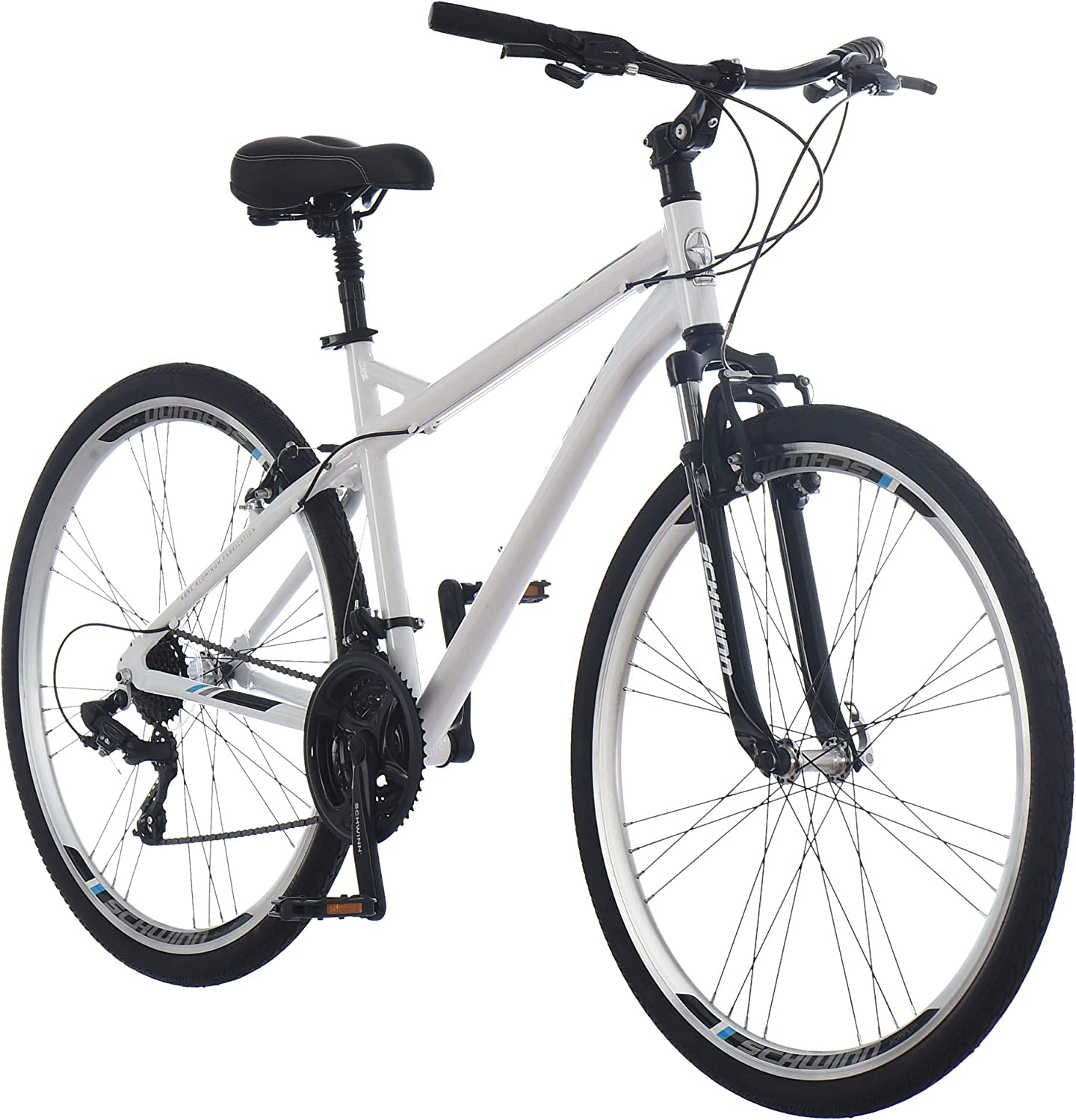 18-In Frame 21-Speed Schwinn Network 3.0 Mens Hybrid Bike ...