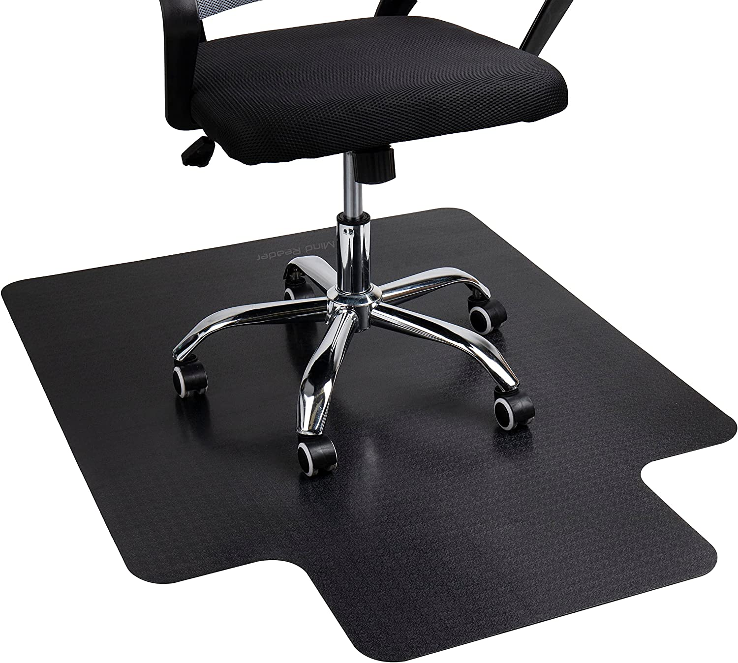 48 x 36-In Mind Reader 9-to-5 Collection Office Chair Mat (Black) $13.97
