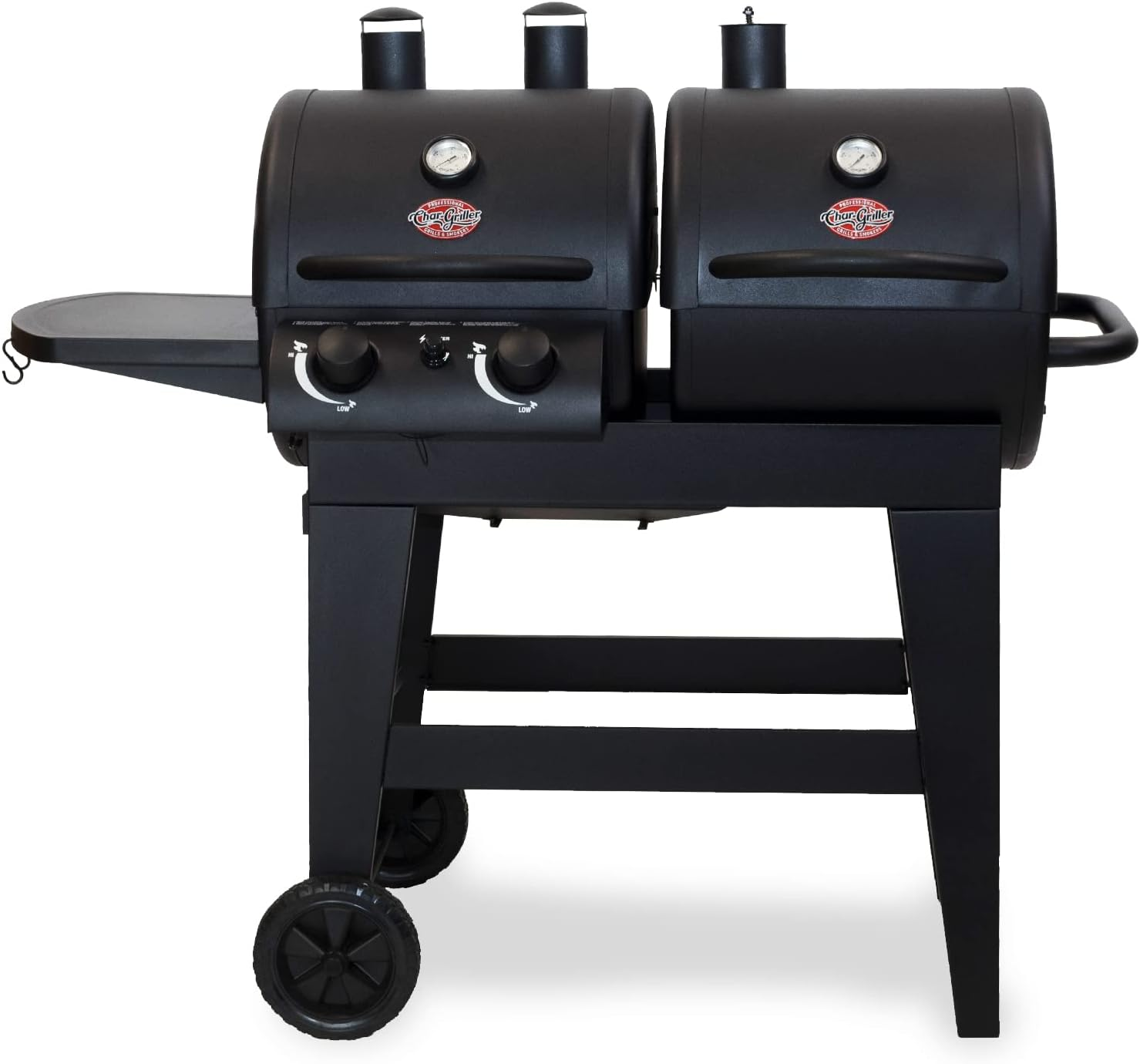 2-Burner Char-Griller E5030 Dual Function Gas & Charcoal Grill $231.99