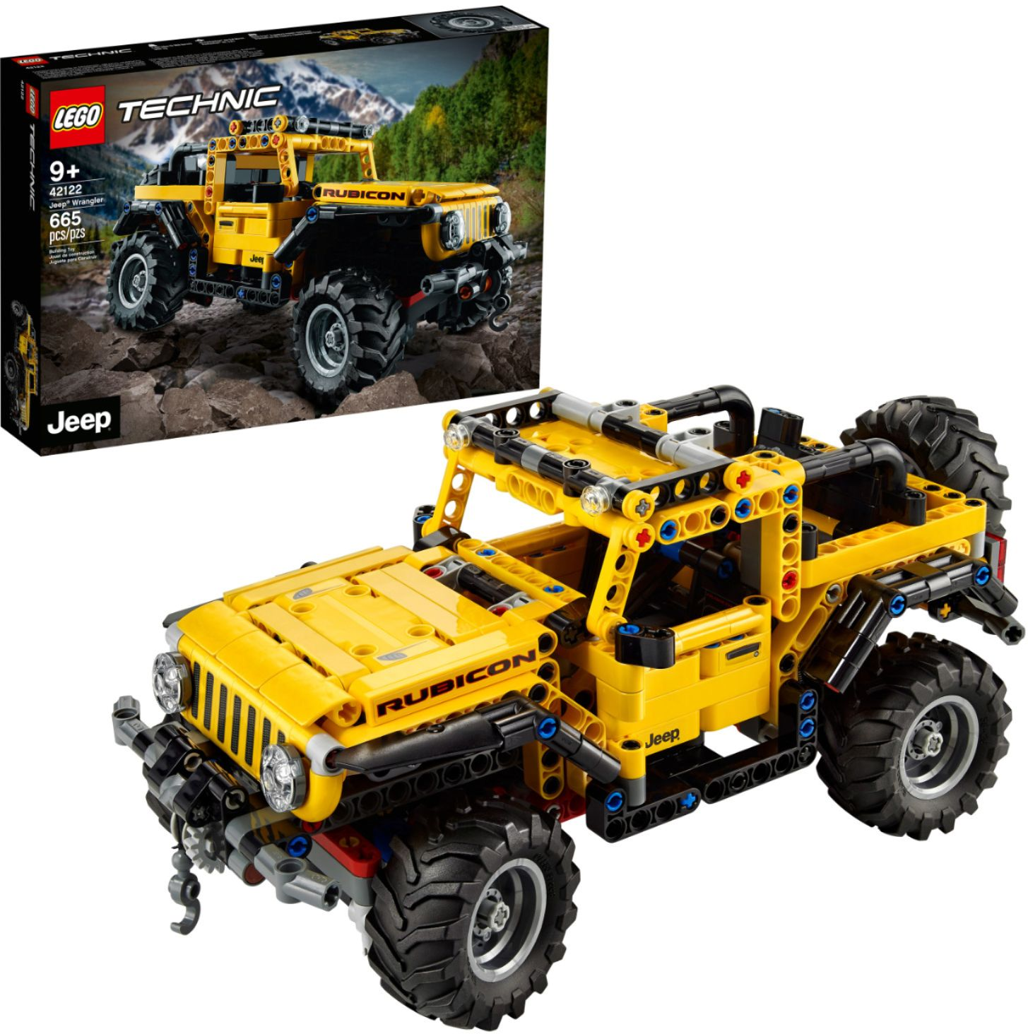 665-Pc LEGO Technic Jeep Wrangler 42122 $37.99 @ Best Buy