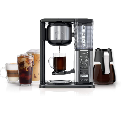 Ninja Specialty Coffee Maker w/ Fold-Away Frother & Glass Carafe $99.00