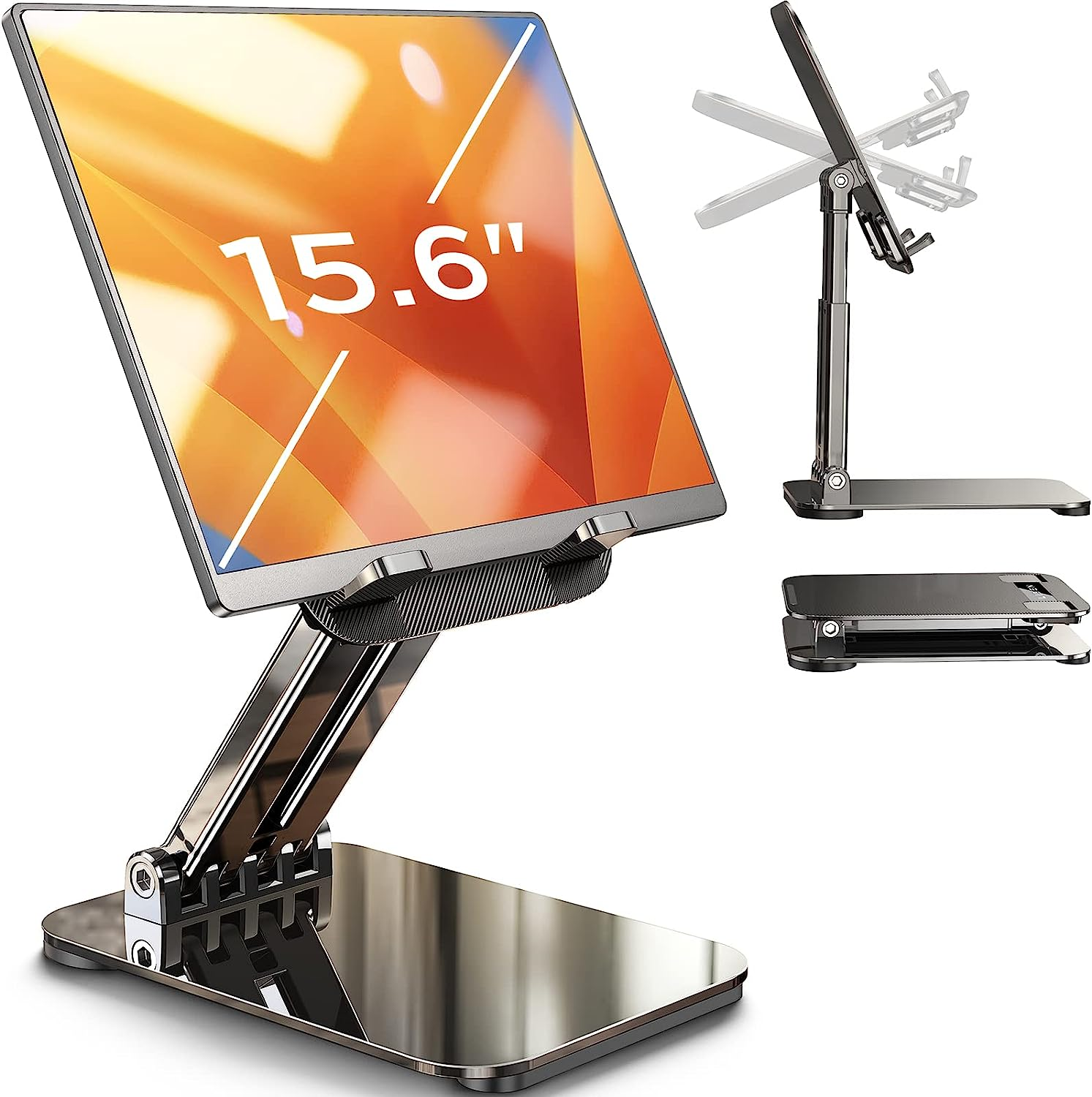 LISEN iPad Adjustable Tablet Stand for Desk (Holds 4.7"-15.6“) $11.99