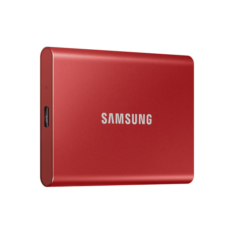 SAMSUNG T7 Portable 3.2 Gen2 SSD 500GB (Metallic Red) $39.99