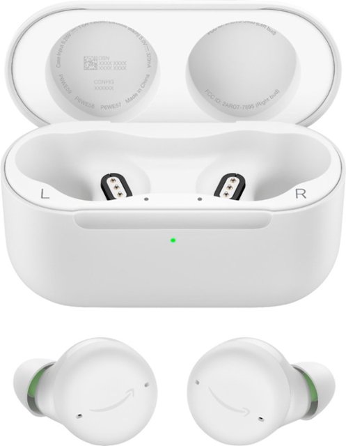 Amazon Echo Buds (2nd Gen) True Wireless Noise Cancelling Headphones w/ Wireless Charging Case (White) $56.99