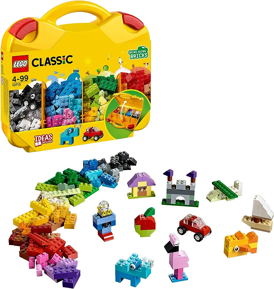 213-Pc LEGO Classic Creative Suitcase 10713 w) Sorting Storage Organizer Case $13.79