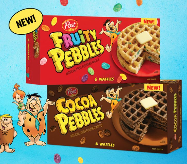 6Pack Fruity Pebbles or Cocoa Pebbles Waffles