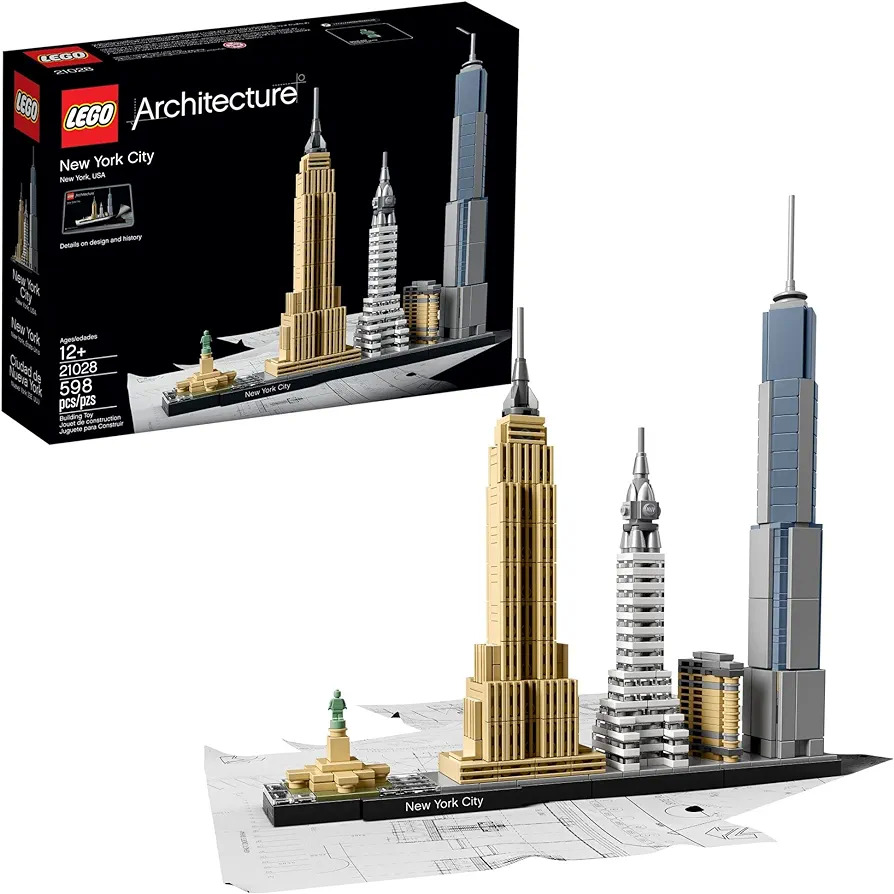 598-Piece LEGO Architecture New York City Skyline Building Set $47.49