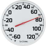 La Crosse 104-1522 8&quot; Round Dial Thermometer $10.10
