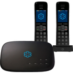 Ooma Telo Air Free VoIP Home Phone Service with 2 - HD3 Handsets (Black) $99.99