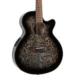 Mitchell MX430QABNAT Exotic Series Acoustic-Electric Quilted Ash Burl Guitar - Midnight Black Edge Burst or Natural $379.99
