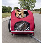 PETSAFE Happy Ride Steel Cat &amp; Dog Bicycle Trailer (Medium) $99.99