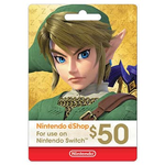 Costco Members: $50 Nintendo eShop Gift Card (Email Delivery) $40