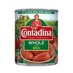 6-Pk 28-Oz Contadina Whole Roma Tomatoes w/Basil $7.42