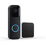 Prime Members: Blink Video HD Doorbell + Sync Module 2 (Black or White) $47.50 + Free Shipping