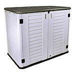 26-Cu Ft Stout Stuff Plastic Outdoor Horizontal Storage Shed $167 + Free Shipping