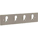 4-Hooks Better Homes &amp; Gardens Wall Mounted Cut Out Key Tidy Hook Rack (Satin Nickel) $3.91
