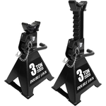 1-Pair Torin 3 Ton Steel Heavy Duty Jack Stands w/ Double Locking Pins - 6,000 lb Capacity (Black) $28.70