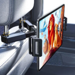 LISEN Tablet Holder for Car Headrest w/ Mount (Fits All 4.7-12.9&quot; Devices) $9.89