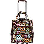 16&quot; Rockland Melrose Upright Wheeled Underseater Carry-On Luggage (Owl) $28.69