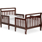 Dream On Me Emma 3-in-1 Convertible Toddler Bed (Espresso or White) $80