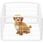 24&quot; IRIS Exercise 4-Panel Pet Playpen For Small/Medium Dog (White) $25.19