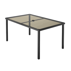 60 In x 38 In StyleWell Rectangular Steel Outdoor Patio Dining