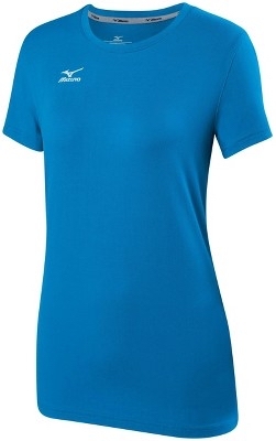 Mizuno Women's Volleyball Attack Tee Shirt 2.0 Womens Size Extra Extra Large In Color Diva Blue (5S5s) - $9.99