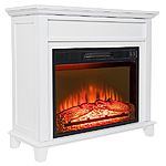 32" AKDY Freestanding Electric Fireplace Heater (White or Brown) $100 + Free S/H