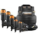 Freeman 5-Piece Finish Nailer Kit w/ 6-Gallon Compressor & Accessories $230 + Free Shipping