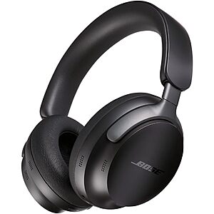 Bose QuietComfort Ultra Bluetooth Headphones, Wireless Headphones with Spatial Audio, Over Ear Noise Cancelling with Mic, Up to 24 Hours of Playtime, Black $329