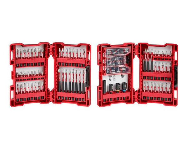 SHOCKWAVE Impact-Duty Alloy Steel Drill and Driver Bit Set (100-Piece) $29.97