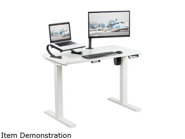 VIVO White Electric 43" x 24" Stand Up Desk Workstation $140