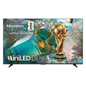 Hisense 75E85SG. YMMV 75inch, 144Hz, MiniLed, QLed, GoogleTV
