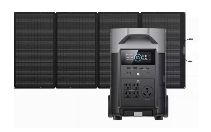 EcoFlow DELTA Pro 3600Wh Portable Power Station + 400W Solar Panel $2699