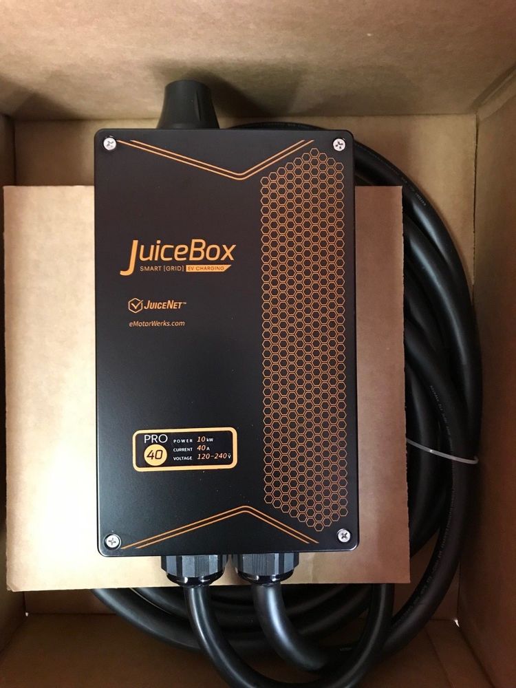 New JuiceBox Pro Level 2 40A EV Home Charging Station WiFi EVSE 399.2