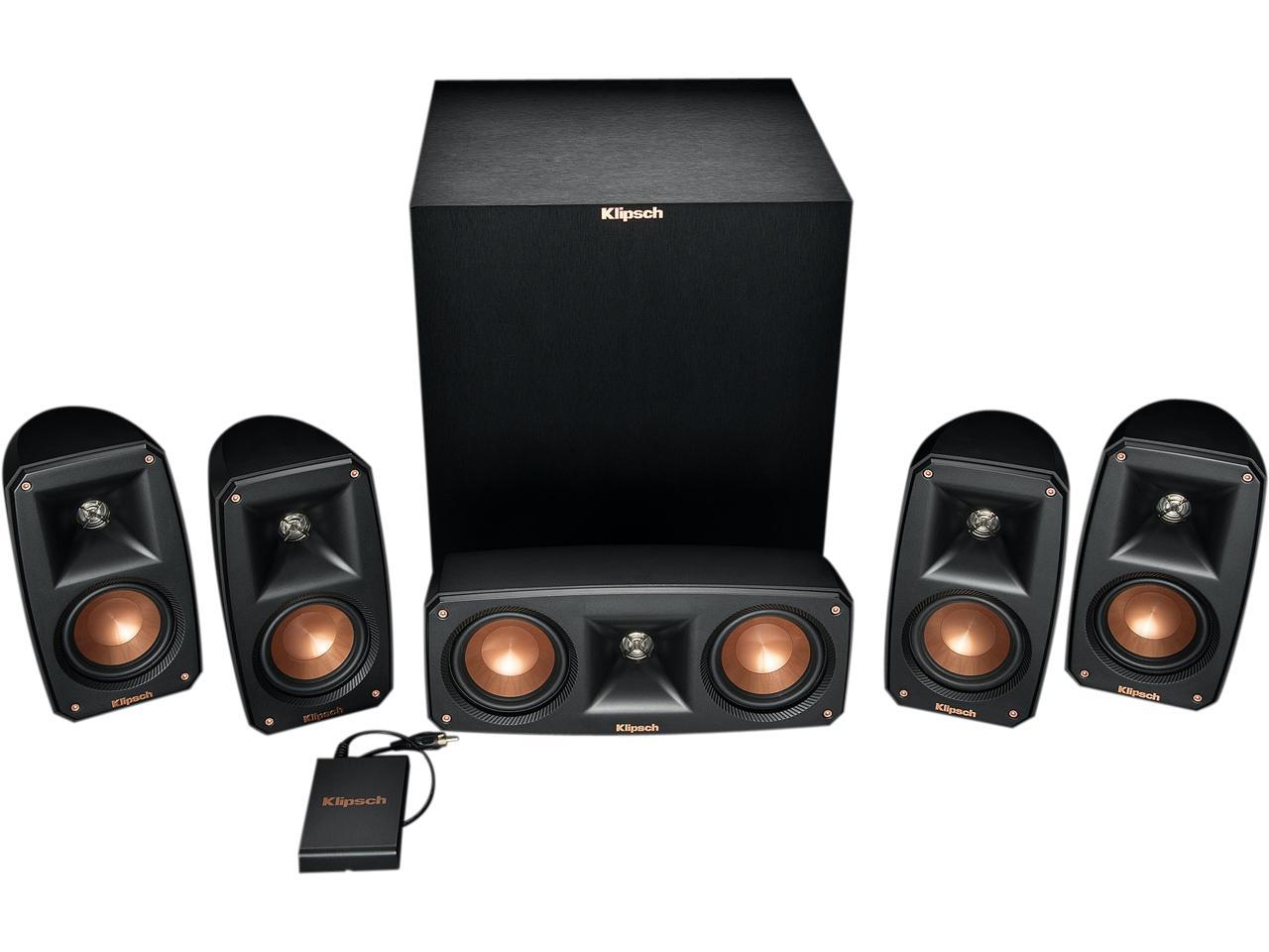 Klipsch Reference Theater Pack 5.1 Channel Surround Sound System at Newegg $289