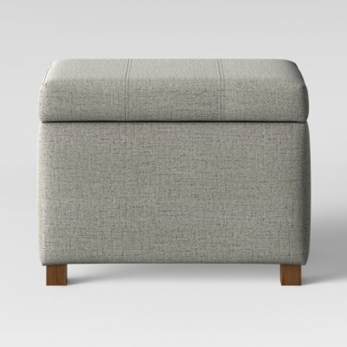 Essex Storage Ottoman Gray - Threshold $33.99 + Free Shipping