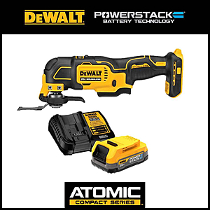 DEWALT ATOMIC 20V MAX Brushless Oscillating Multi Tool and 20V MAX