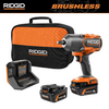 RIDGID 18V 1/2 in. High-Torque Impact Wrench with (2) 4.0 Ah Max Batteries R86212KSB $200