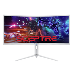 Sceptre NEBULA White 34&quot; UW 1000R Curved 1440p Gaming Monitor $370 $369.97