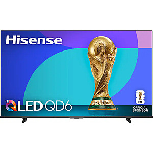 65" Hisense QD6 QLED TV $299.99 @ BestBuy