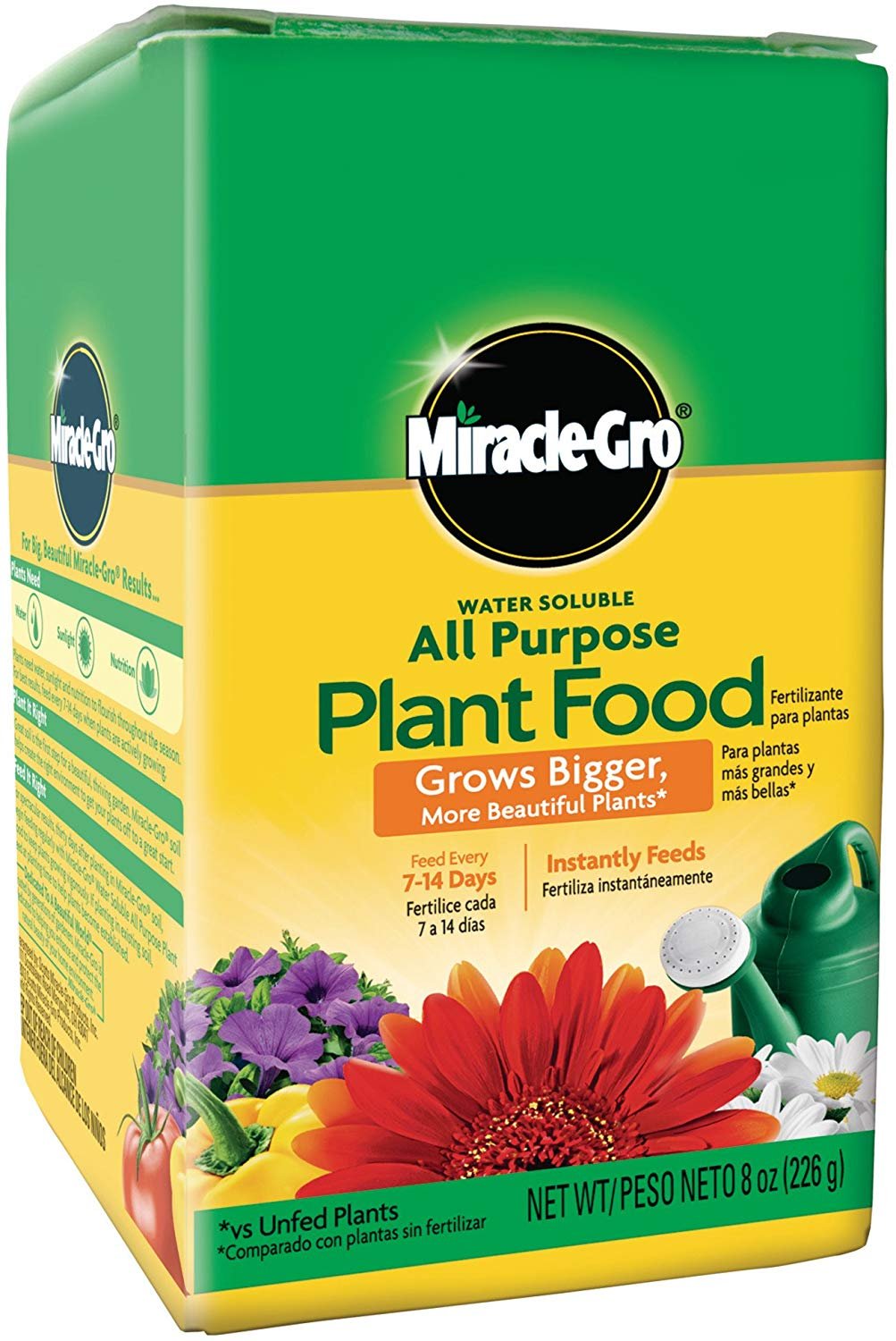 Miracle-Gro 2000992 Water Soluble All Purpose Plant Food, 0.5 LB, Six Pack (Contractor Case) $13.54