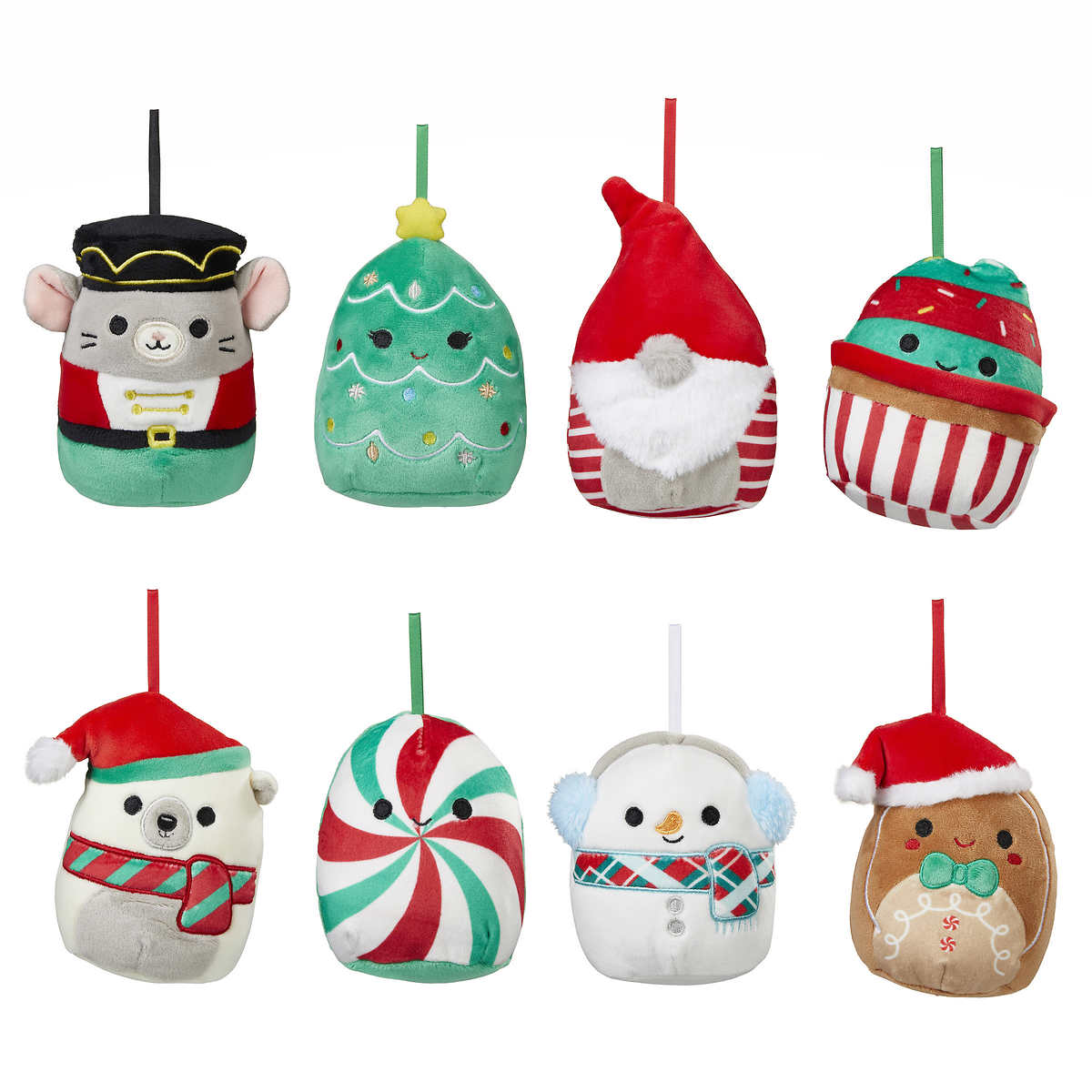 Costco Members: 8-Pack 4” Squishmallow Ornaments (Holiday Winter)