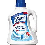 Lysol Laundry Sanitizer Additive, Bacteria-Causing Laundry Odor Eliminator, 0% Bleach Laundry Sanitizer, color, , 90 Fl Oz Crisp Linen  + $8 promotional credit: $12.80 or less